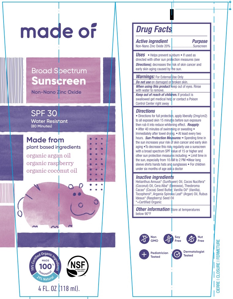 Sunscreen Label