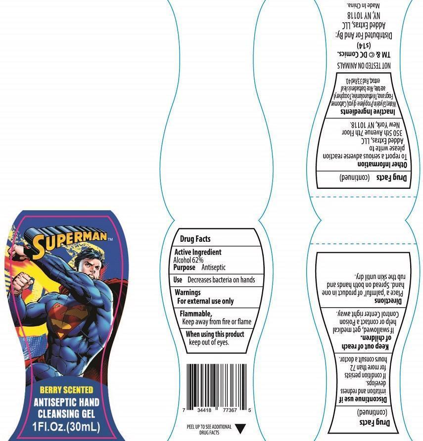 Superman Berry Scented Antiseptic Hand Cleansing | Alcohol Gel while Breastfeeding