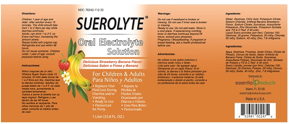 SUEROLYTE Oral Electrolyte Solution Strawberry Banana Flavor