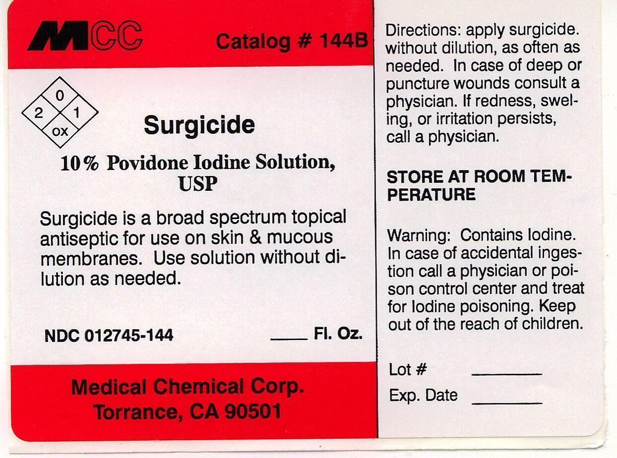 Surgicide Label