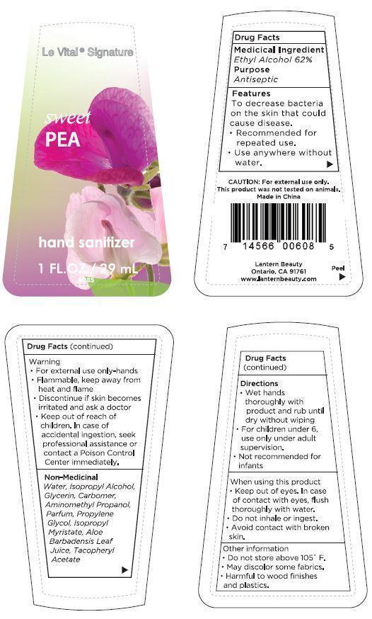 Le Vital Sweet Pea | Ethyl Alcohol Gel while Breastfeeding