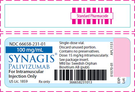 Principal Display Panel - 100 mg/mL Vial Label
