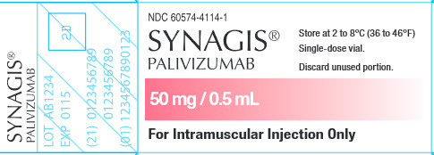 Synagis 50 mg/0.5 mL carton