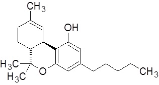 Dronabinol Structural Formula