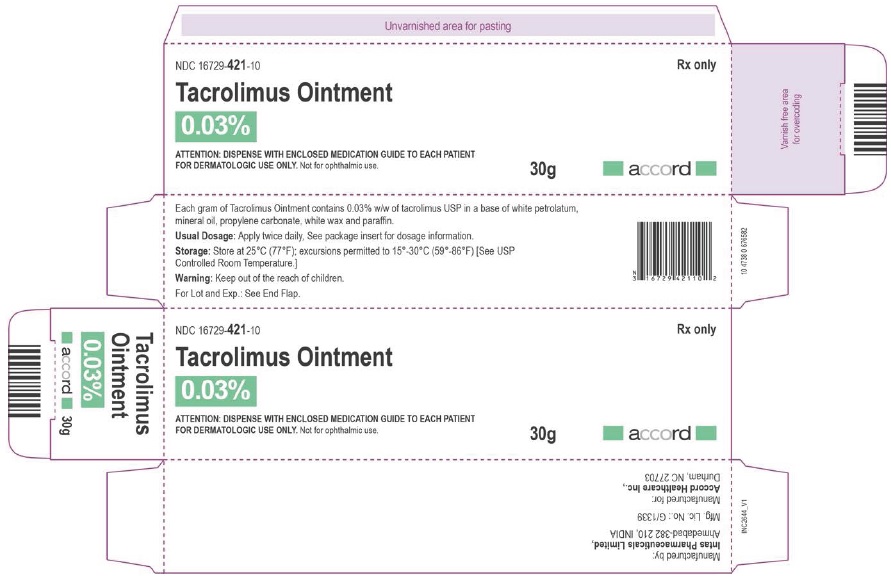 Tacrolimus Ointment-0.03%-30g Box