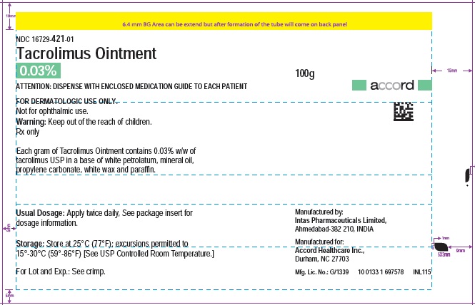 Tacrolimus Ointment-0.03%-100g Foil