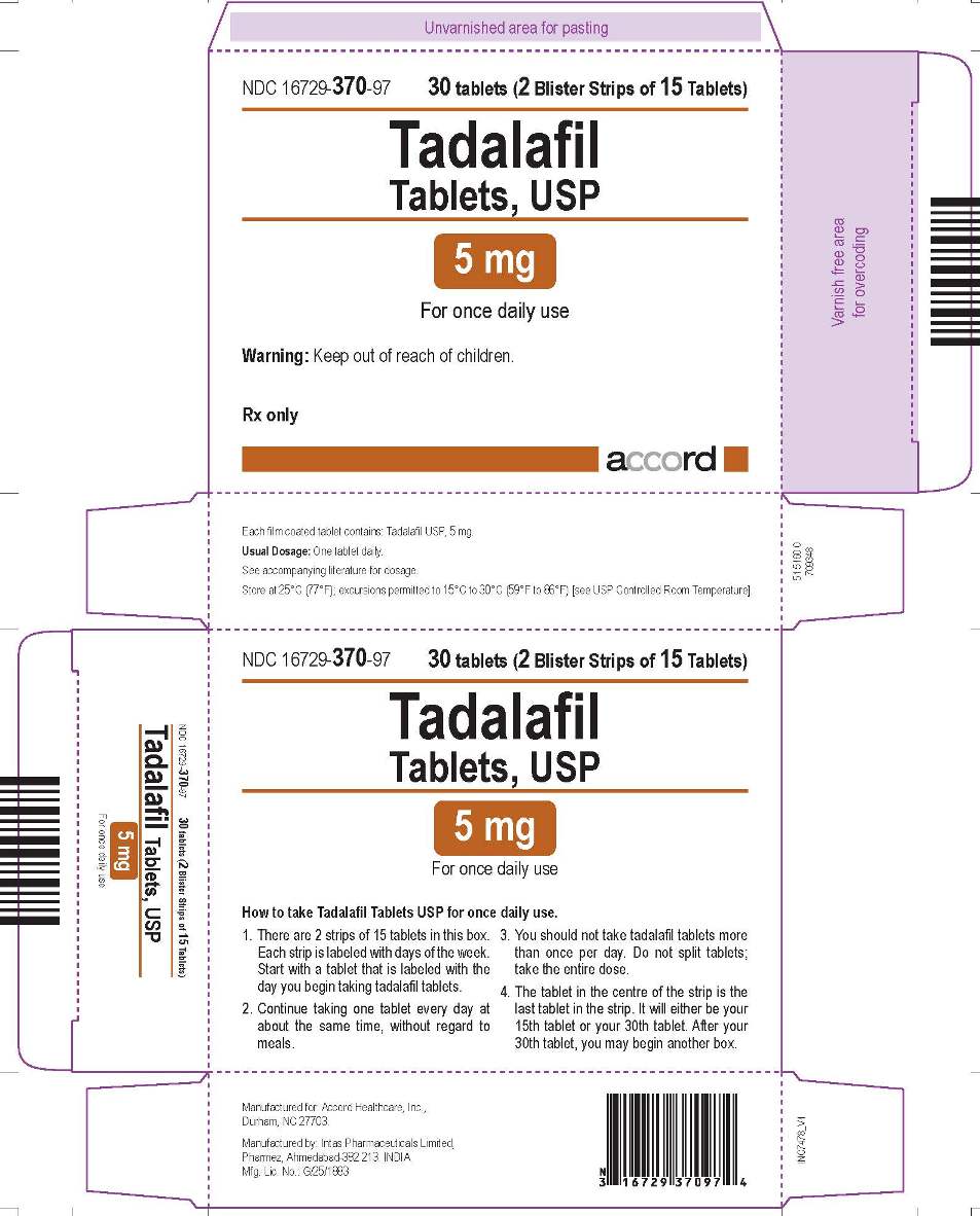 Tadalafil Tablets, USP 5 mg - Carton