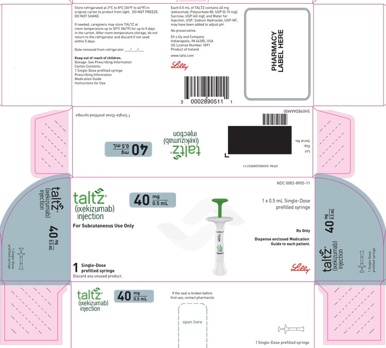 PACKAGE CARTON – Taltz Prefilled Syringe 40 mg
