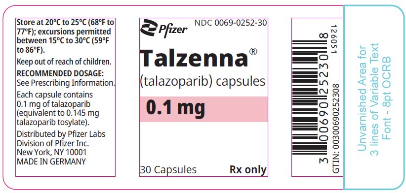 PRINCIPAL DISPLAY PANEL - 0.1 mg Capsule Bottle Label