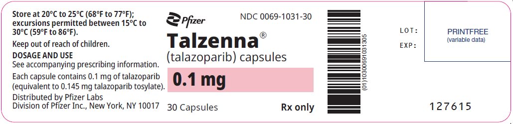 PRINCIPAL DISPLAY PANEL - 0.1 mg Capsule Bottle Label