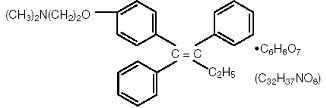 Tamoxifen Citrate Structural Formula