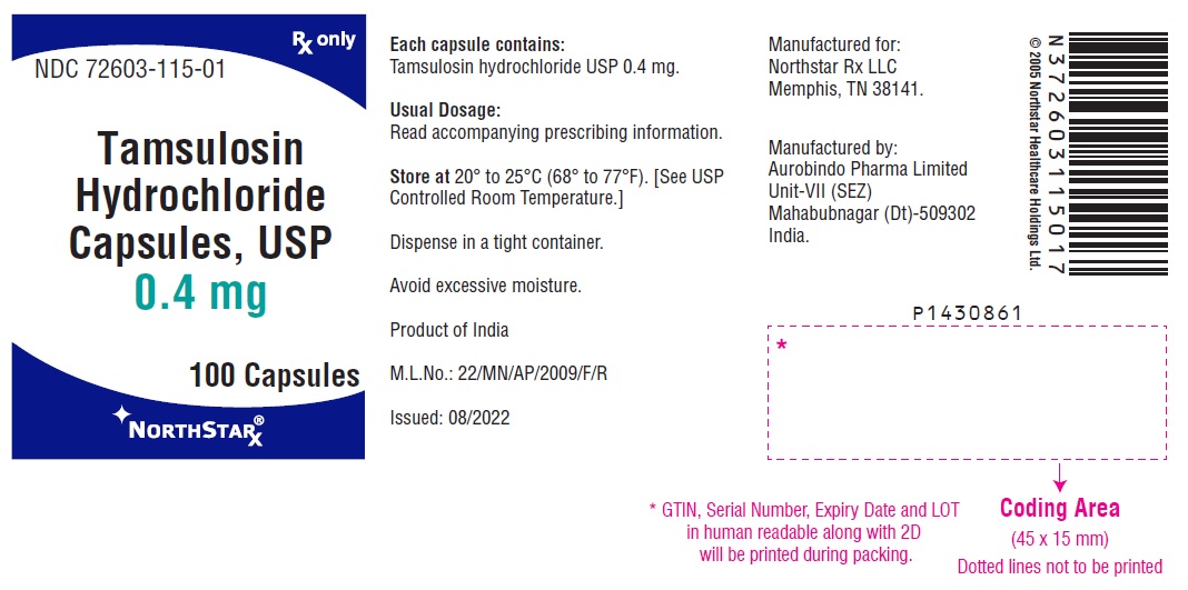 PACKAGE LABEL-PRINCIPAL DISPLAY PANEL - 0.4 mg (100 Capsules Bottle)