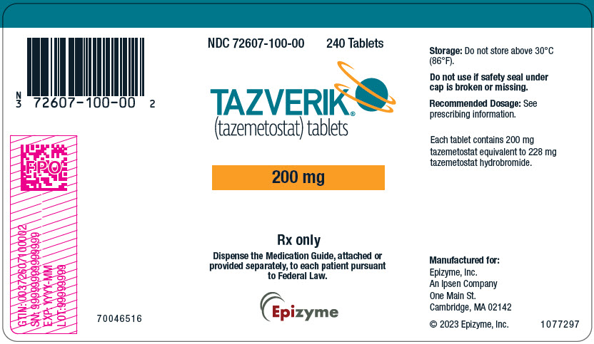 Principal Display Panel - 200 mg Bottle Label