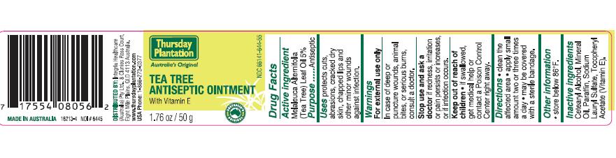 Tea Tree Antiseptic Ointment Label