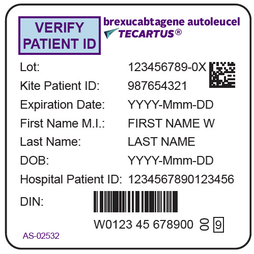 PRINCIPAL DISPLAY PANEL - 68 mL Bag Label - Patient - AS-02532