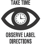 observe label directions
