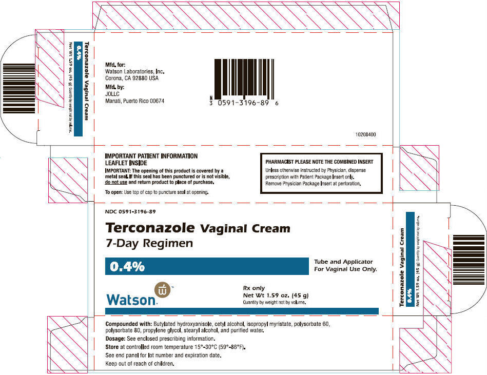 PRINCIPAL DISPLAY PANEL - Terconazole Vaginal Cream 7-Day Regimen Carton (Manati)