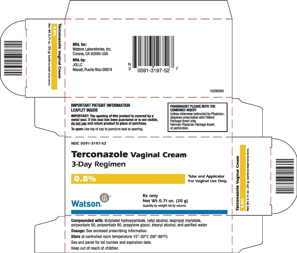 Terconazole Vaginal Cream 3-Day Regimen - Full Panel of Carton (Manati)