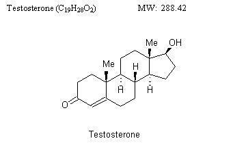 Chemical Structure of testosterone