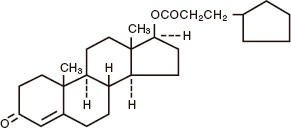 Testosteron structure