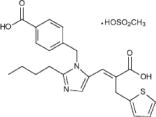 化学结构的eprosartan甲磺酸