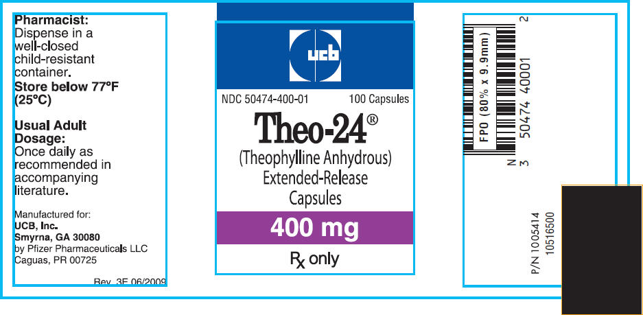 PRINCIPAL DISPLAY PANEL - 400 mg Bottle Label