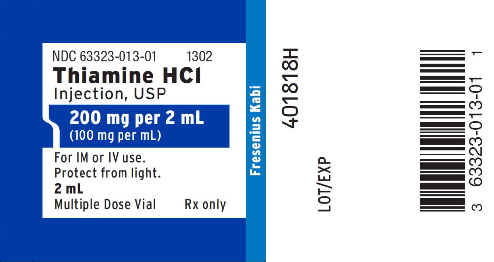 PACKAGE LABEL - PRINCIPAL DISPLAY - Thiamine 2 mL Multiple Dose Vial Label
