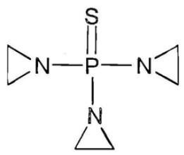 Structural Formula for Thiotepa