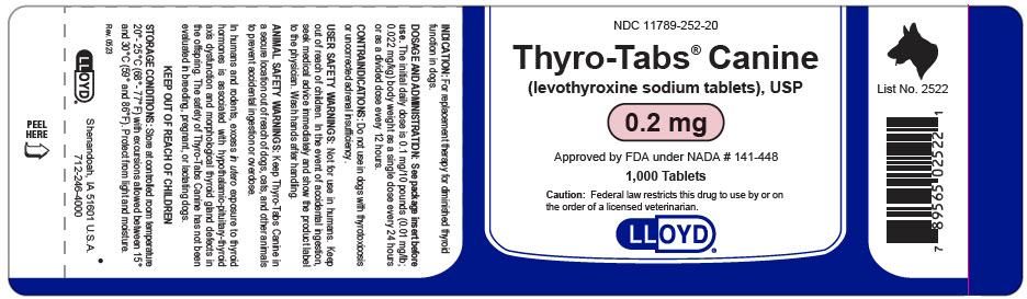 PRINCIPAL DISPLAY PANEL - 0.2 mg Tablet Bottle Label