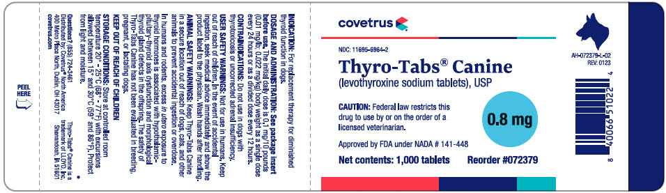 PRINCIPAL DISPLAY PANEL - 0.8 mg Tablet Bottle Label