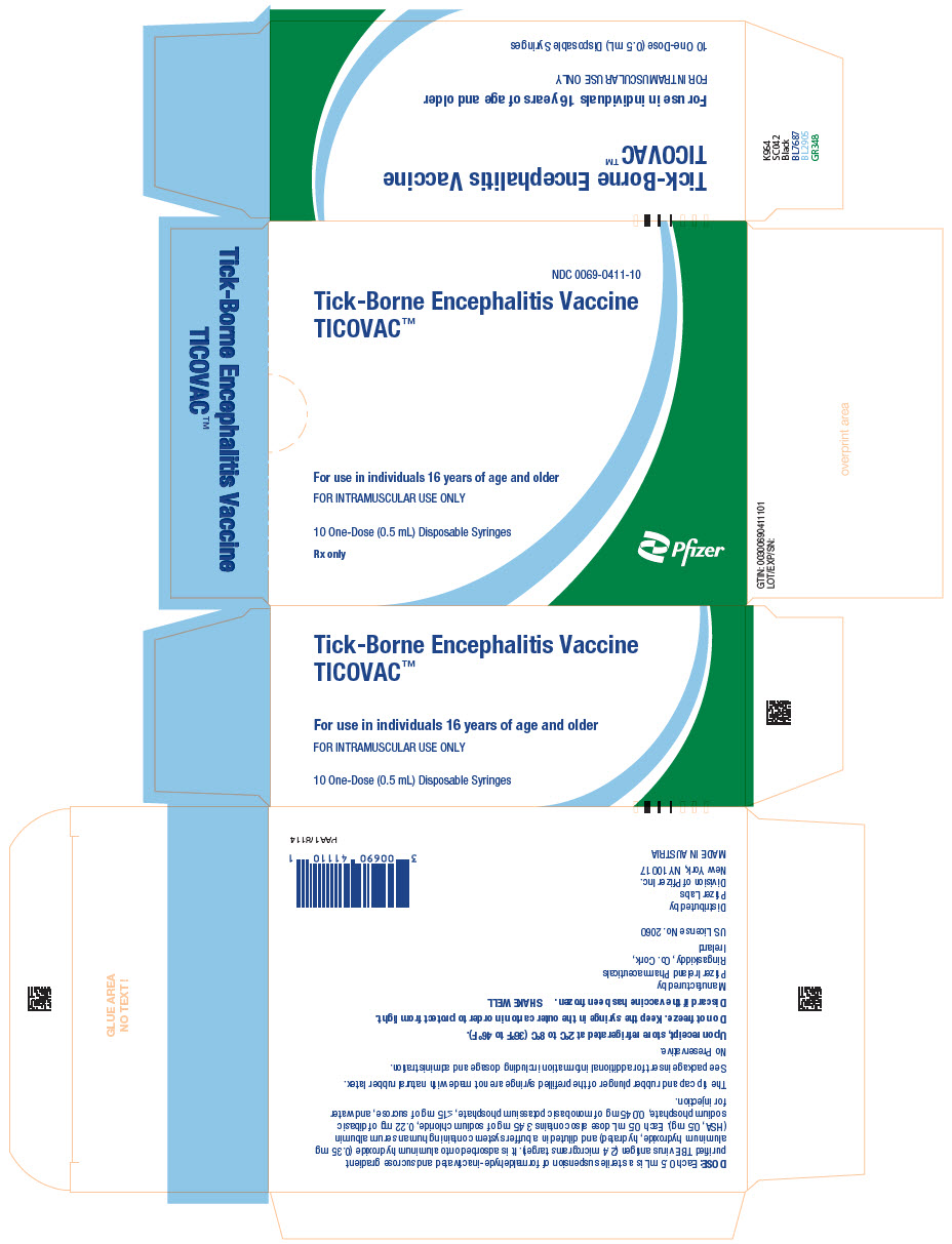 PRINCIPAL DISPLAY PANEL - 0.5 mL Syringe Carton - 0069-0411-10