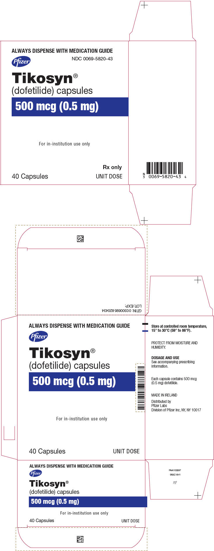 PRINCIPAL DISPLAY PANEL - 0.5 mg Capsule Blister Pack Carton