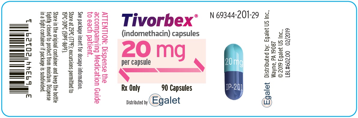 20 mg 90-count Bottle Label