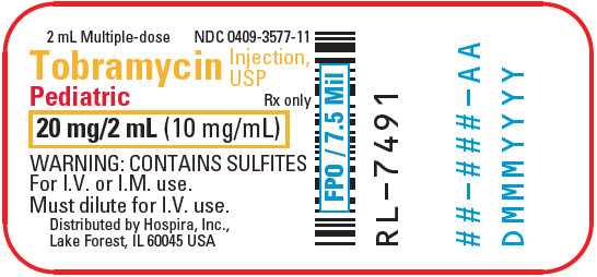 PRINCIPAL DISPLAY PANEL - 20 mg/2 mL Vial Label