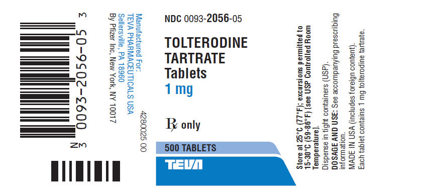 Principal Display Panel - 1 mg 500 Tablet Bottle Label