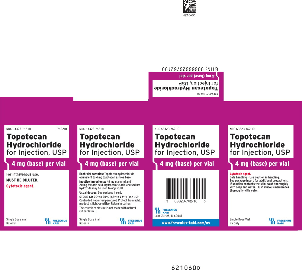 PRINCIPAL DISPLAY - Topotecan 4 mg Single Dose Vial Individual Carton
