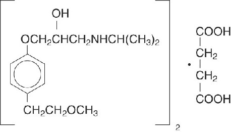 Chemical Structure for Toprol-XL