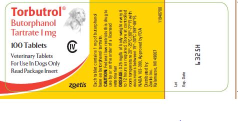 Bottle Label 1mg Torbutrol tablets