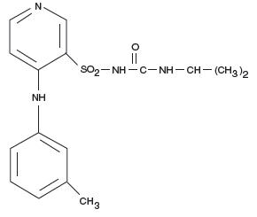 Formula Structure for Tosemide Tablets 20mg