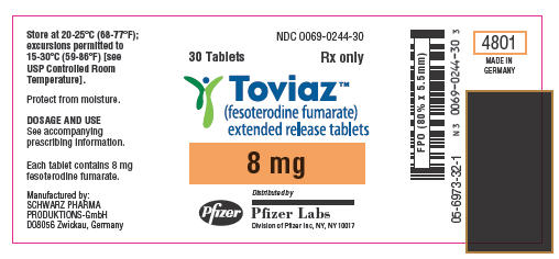 PRINCIPAL DISPLAY PANEL - 8 mg Tablet Bottle Label