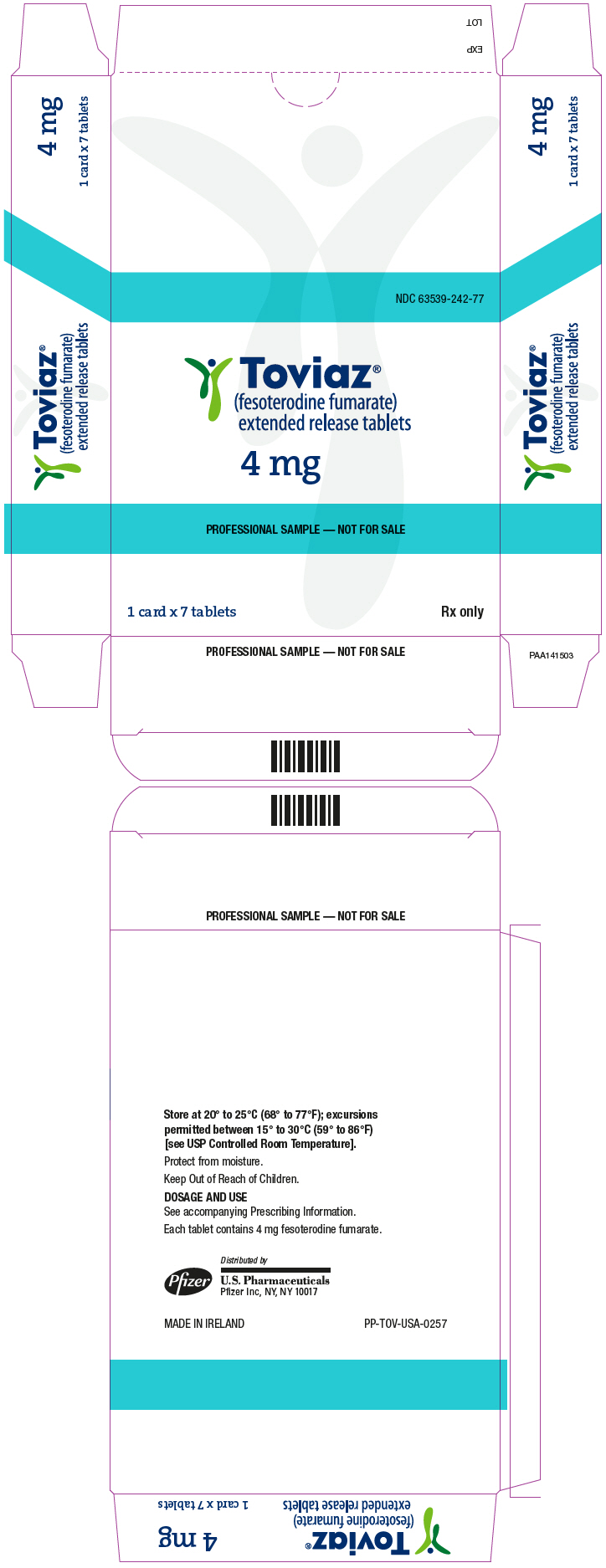 PRINCIPAL DISPLAY PANEL - 4 mg Tablet Blister Pack Carton - PAA141503