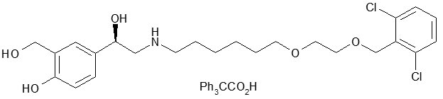 Vilanterol chemical structure