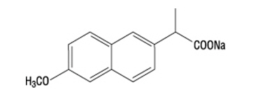 Naproxen chemical structure