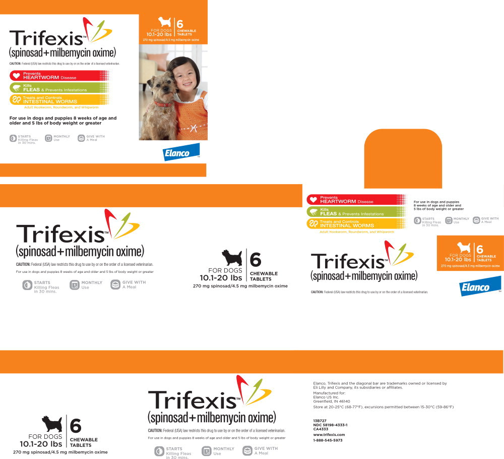 Principal Display Panel - Trifexis 270 mg Blister Label

