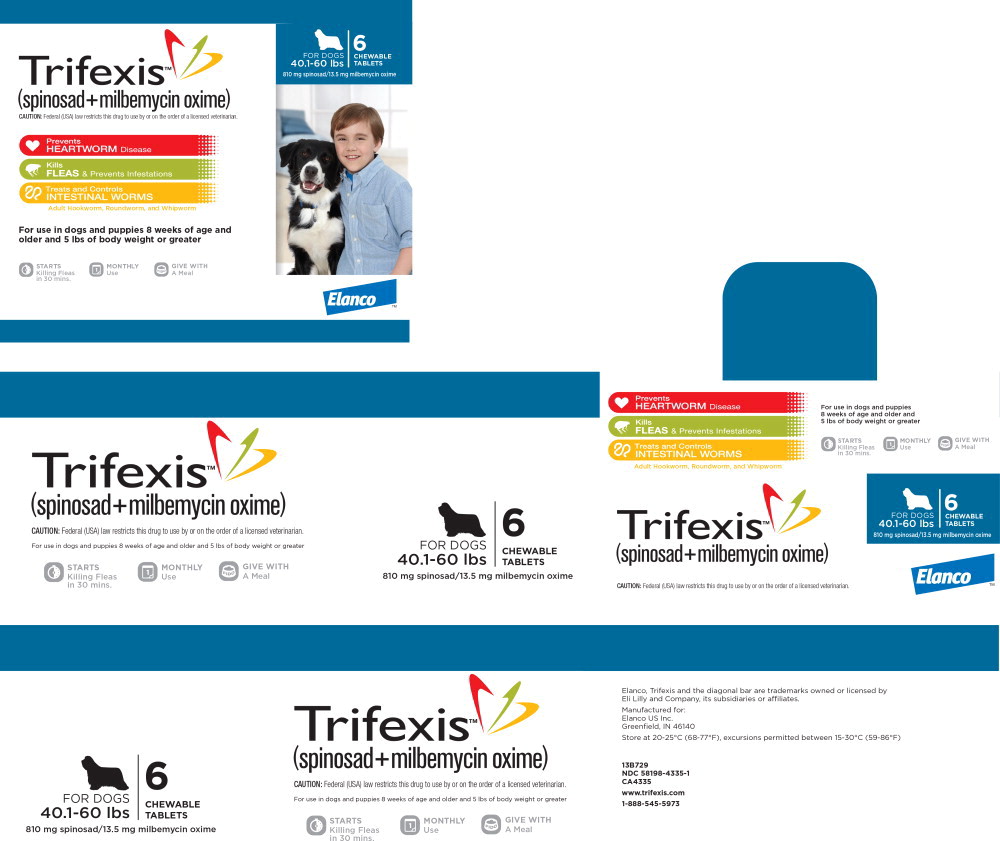 Principal Display Panel - Trifexis 810 mg Blister Label
