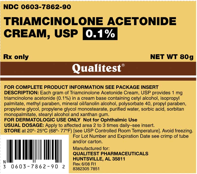 This is an image of the 80 g tube for Triamcinolone Acetonide 0.1% cream.