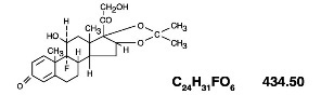 Triamcinolone Acetonide Structure