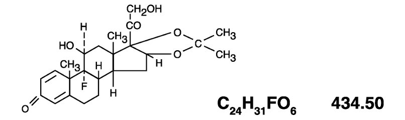 Triamcinolone Acetonide Structure
