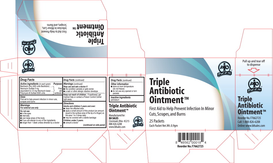 Triple Antibiotic Ointment – Carton Label
