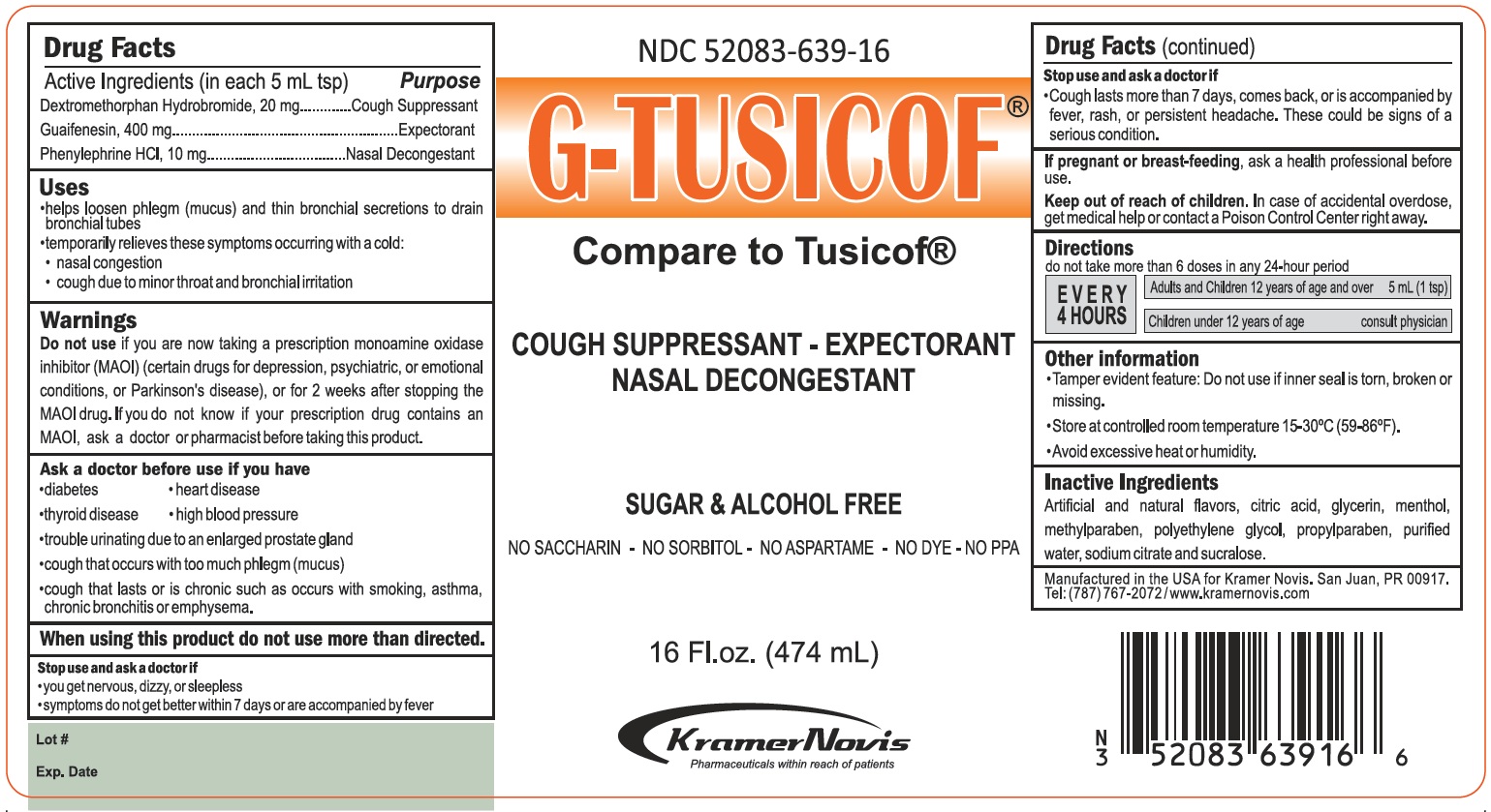 G-tusicof | Dextromethorphan, Guaifenesin, And Phenylephrine Syrup Breastfeeding